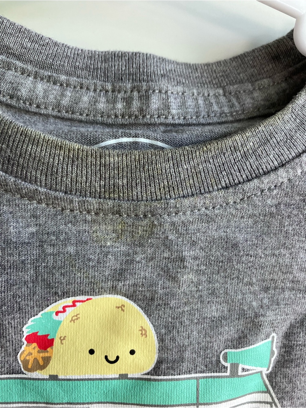 Whistle & flute grey taco truck tshirt 6-12 months - Picture 2 of 4